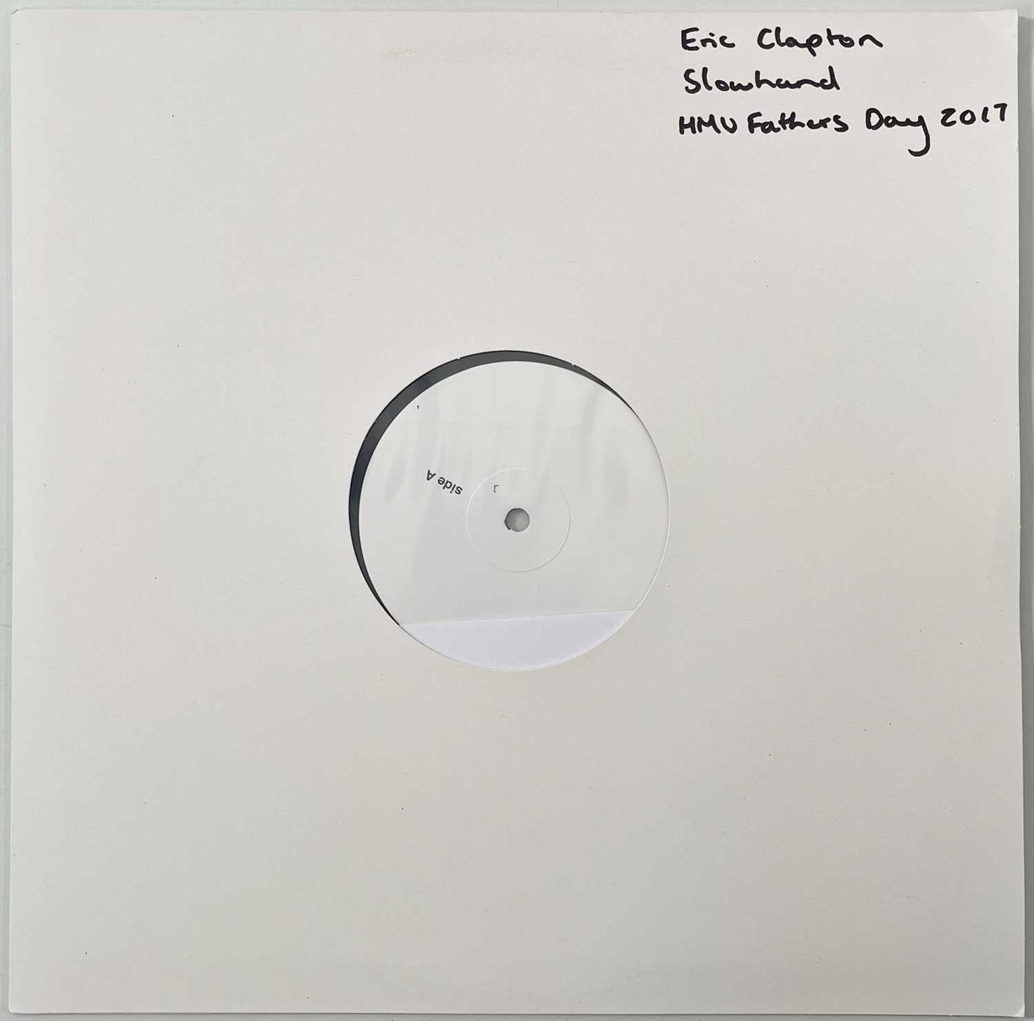 Lot 172 - ERIC CLAPTON - SLOWHAND (2017 RSD) WHITE LABEL TEST PRESSING.