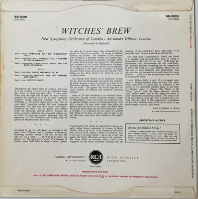 Lot 138 - ALEXANDER GIBSON - WITCHES' BREW LP (RCA - SB-2020)