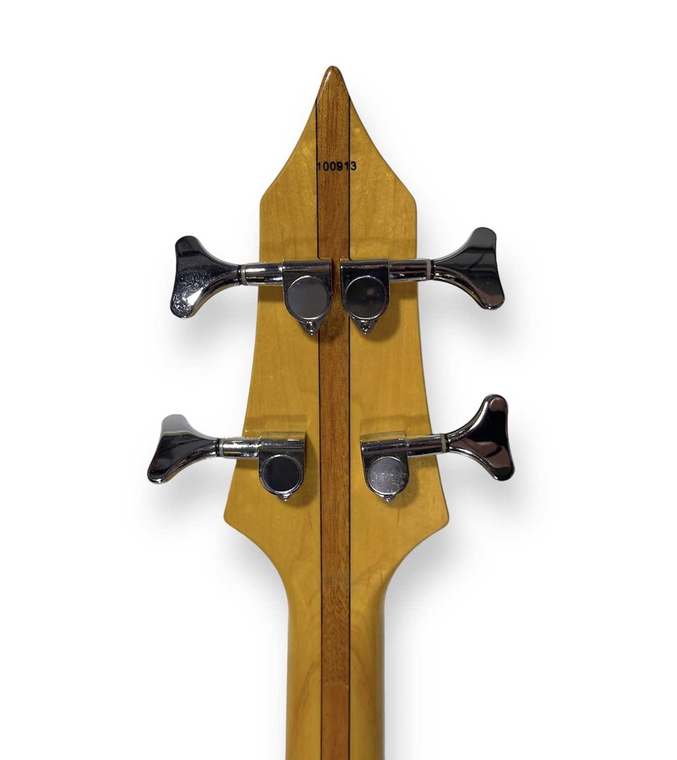 Lot 267 - EKO ROKES 2013 CHERRY RED BASS GUITAR.