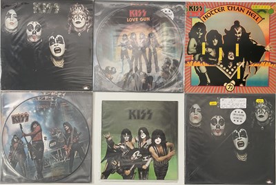 Lot 608 - KISS - PRIVATE RELEASED LP PACK