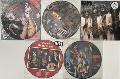 Lot 609 - KISS - PRIVATE RELEASED LP PACK (PICTURE DISCS)