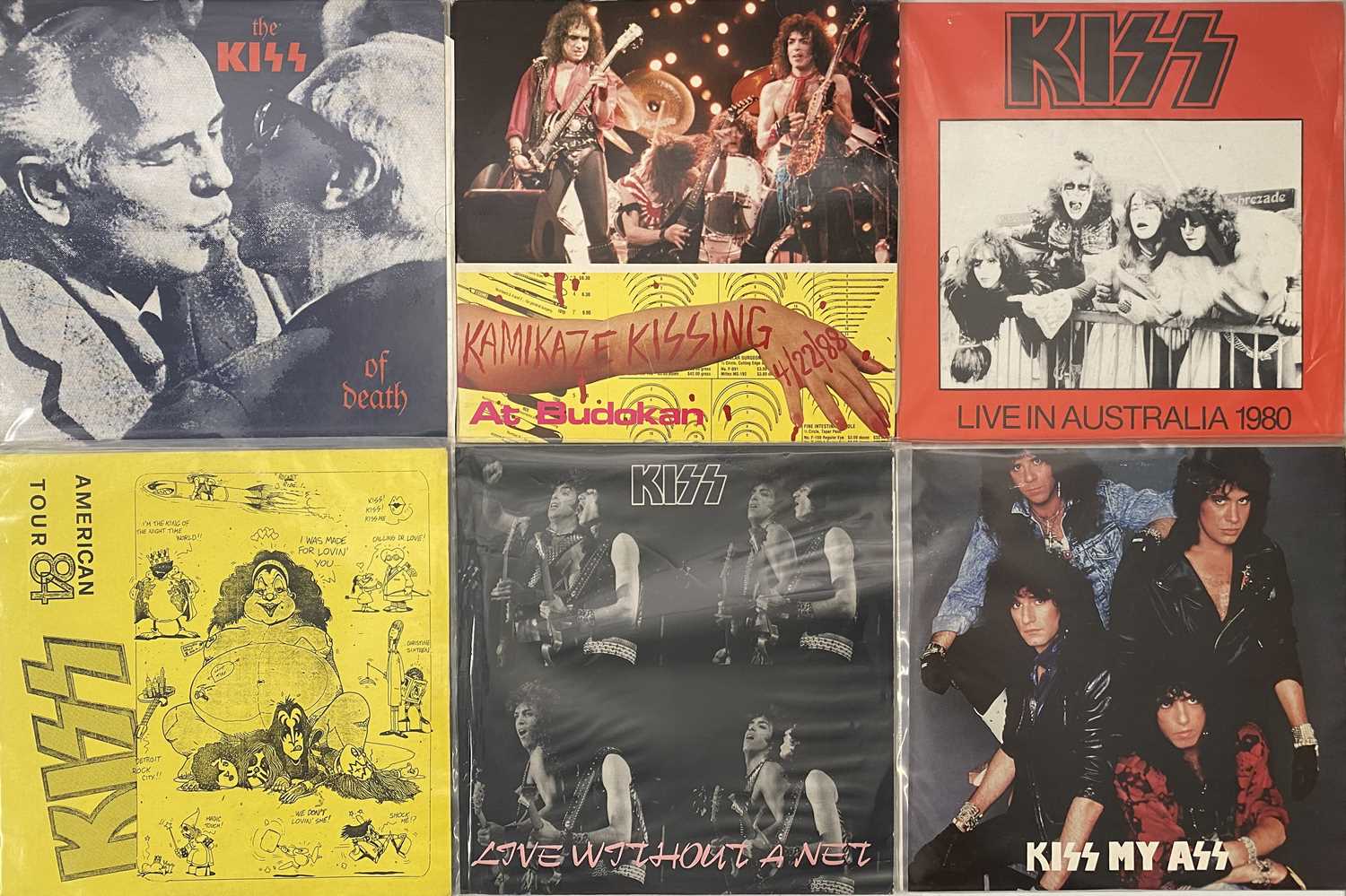 Lot 611 - KISS - PRIVATE RELEASED LP PACK