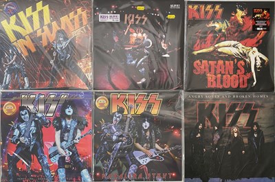 Lot 614 - KISS - PRIVATE RELEASED LP PACK