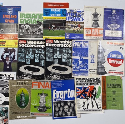 Lot 380 - FOOTBALL MEMORABILIA - PROGRAMMES INC EVERTON AWAY / WORLD CUP FINAL 1966.