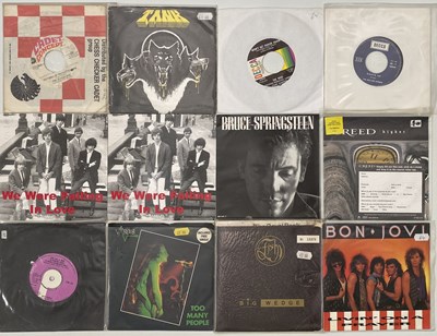 Lot 666 - ROCK / HEAVY ROCK / METAL - 7" COLLECTION