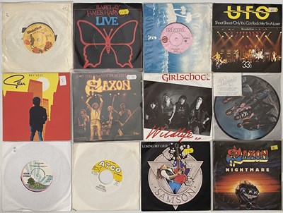 Lot 666 - ROCK / HEAVY ROCK / METAL - 7" COLLECTION