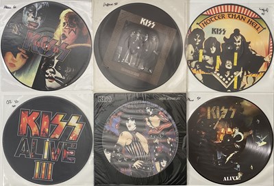 Lot 623 - KISS - PRIVATE RELEASED/ PICTURE DISCS LP PACK