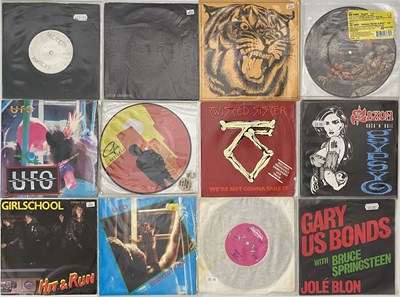 Lot 668 - ROCK / HEAVY ROCK / METAL - 7" COLLECTION