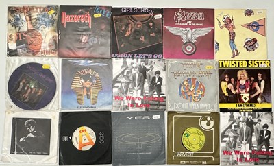 Lot 669 - ROCK / HEAVY ROCK / METAL - 7" COLLECTION