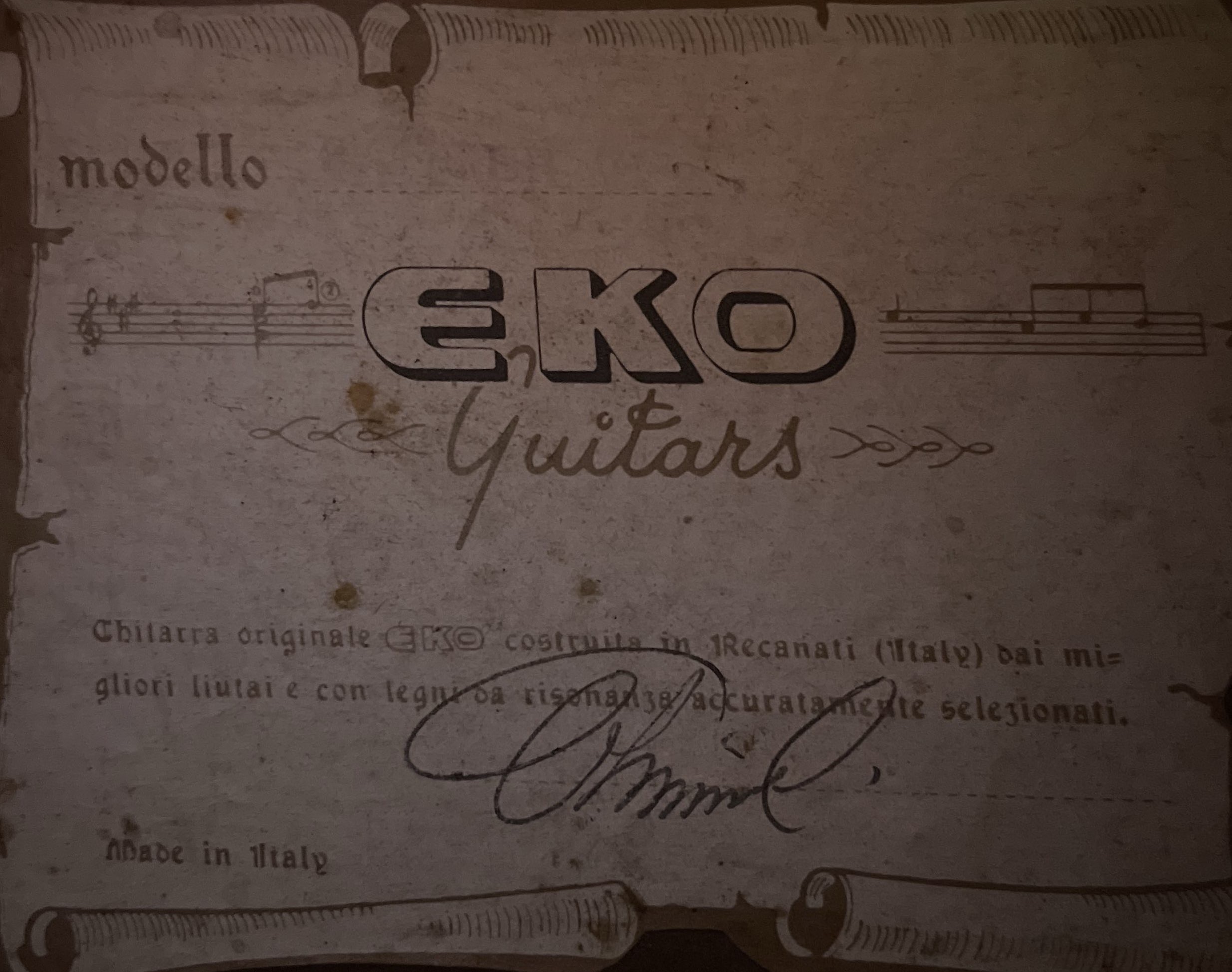 Lot 286 - TWO EKO RANGER 6 ACOUSTIC GUITARS C 1970.