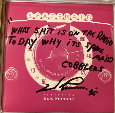 Lot 328 - JOEY RAMONE SIGNED CDS AND RARE CD