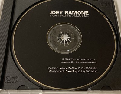 Lot 328 - JOEY RAMONE SIGNED CDS AND RARE CD