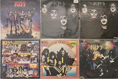 Lot 628 - KISS - UK LP/ 12" PACK