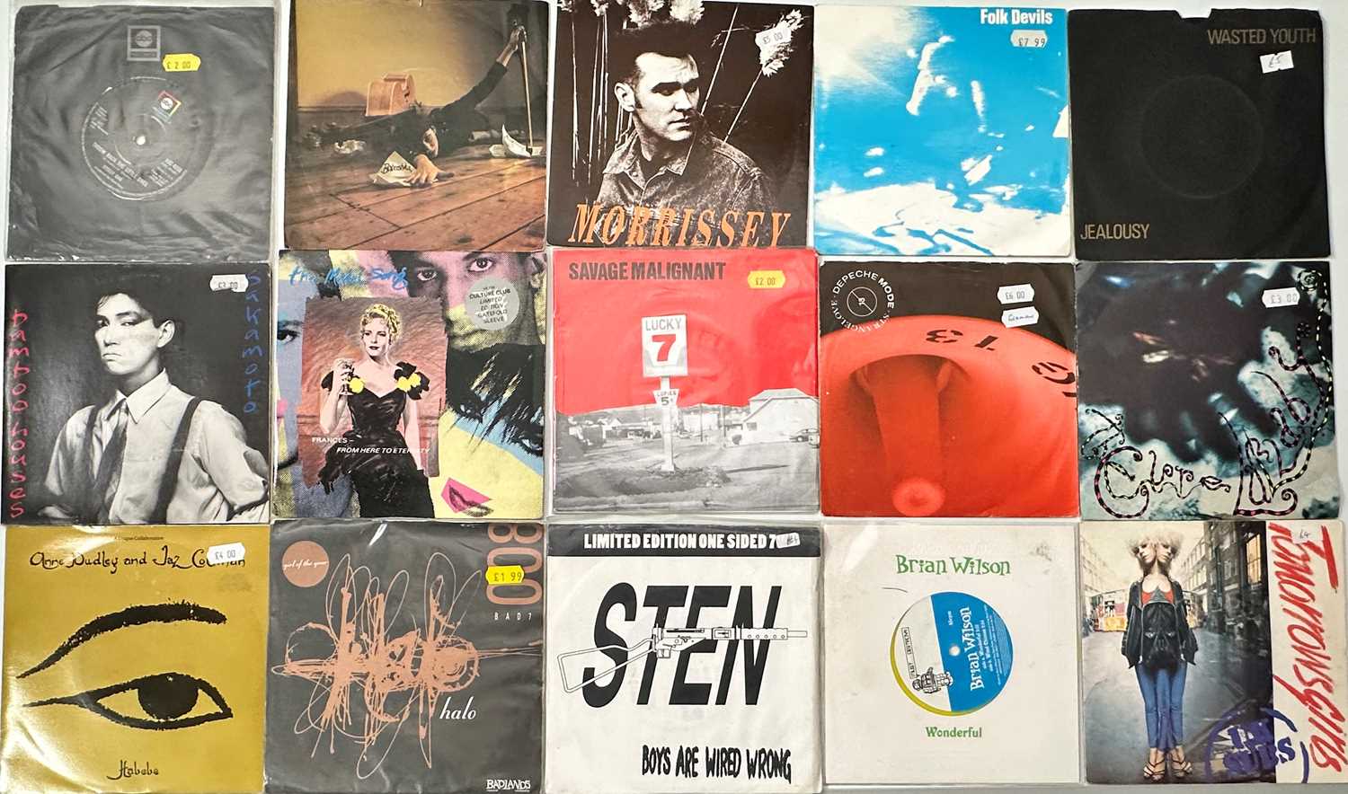 Lot 672 - WAVE / ALT / INDIE - 7" COLLECTION