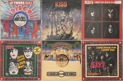 Lot 630 - KISS - EUROPEAN LP/ 12" PACK