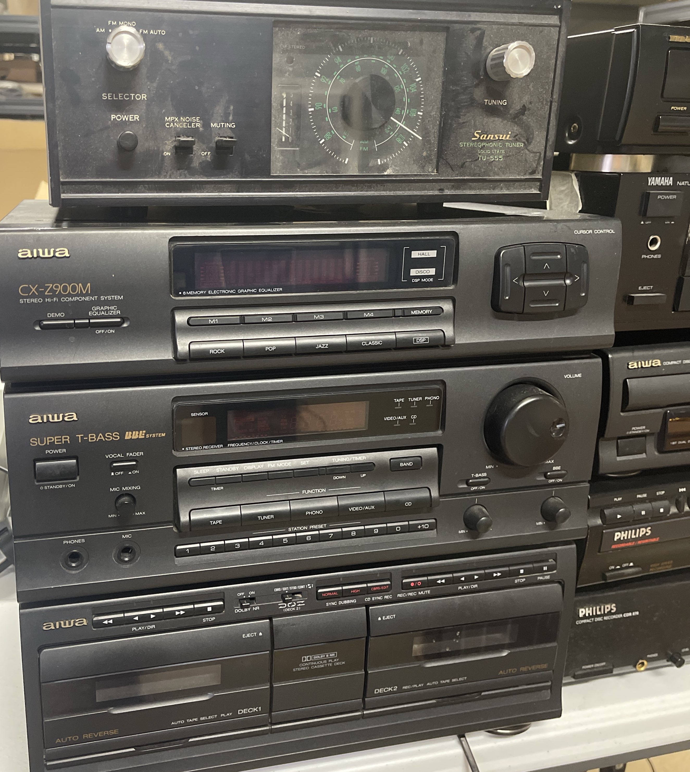 Lot 30 - HIFI EQUIPMENT (AIWA, PHILLIPS, SANSUI,