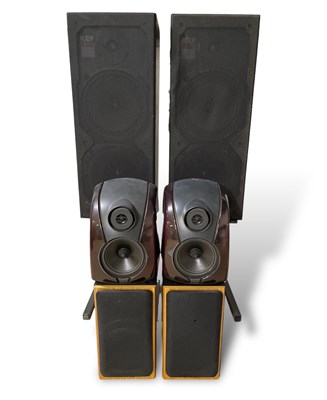 Lot 37 - HIFI SPEAKERS (TANNOY, KEF, ROGERS)