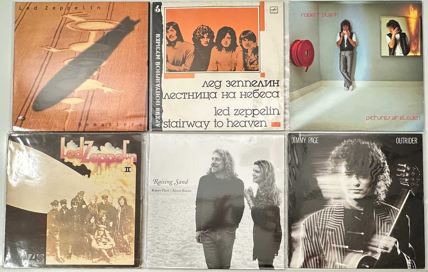 Led Zeppelin One Tracklist Lot 681 - LED ZEPPELIN - LP PACK