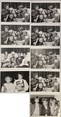 Lot 332 - PUNK / NEW WAVE PHOTO ARCHIVE - DEPECHE MODE BACKSTAGE