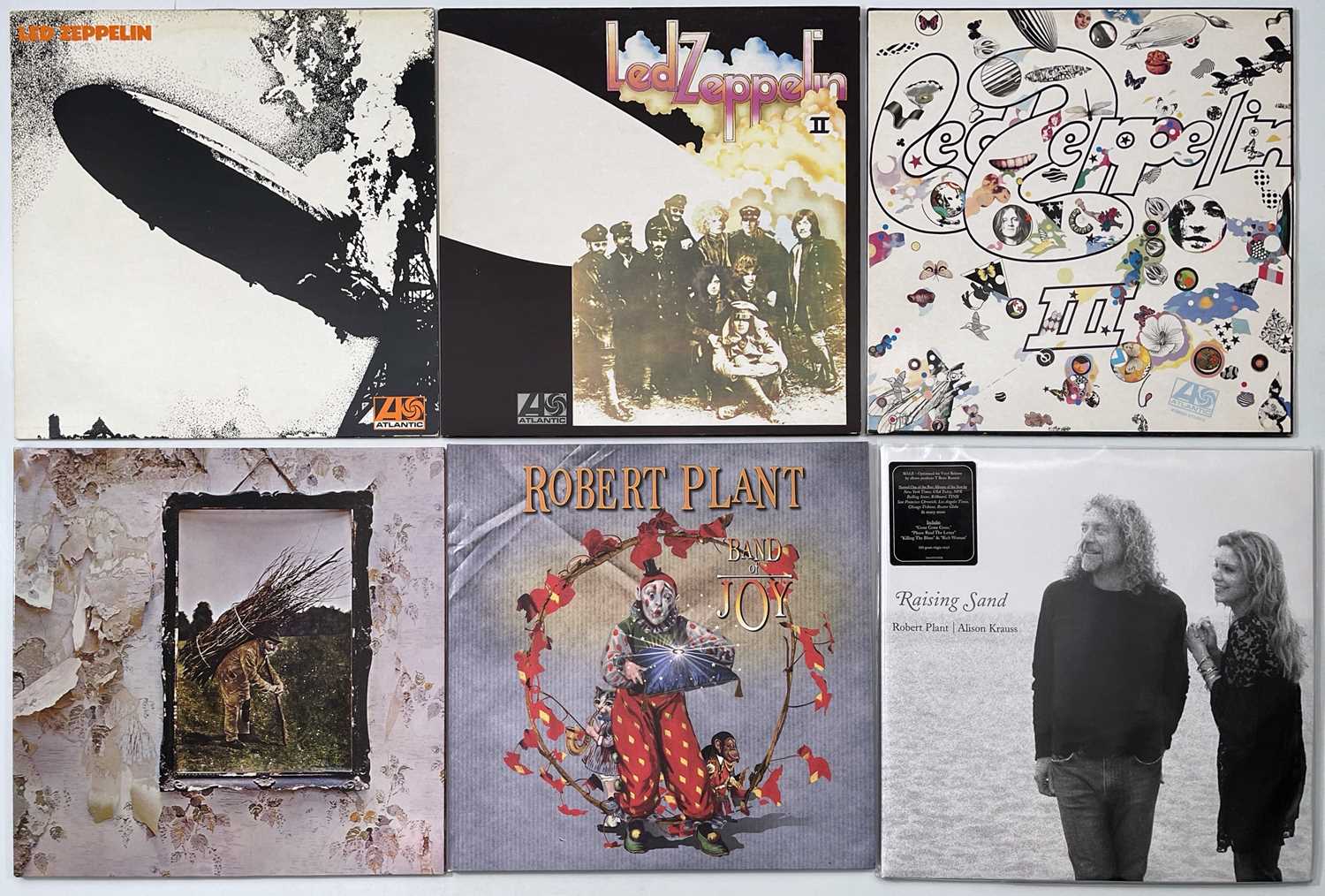 Lot 738 - LED ZEPPELIN/ ROBERT PLANT - LP PACK