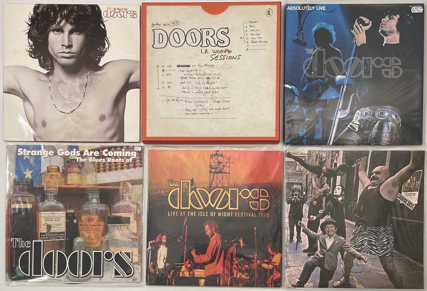 Lot 744 - The DOORS - LP/ BOX SET PACK