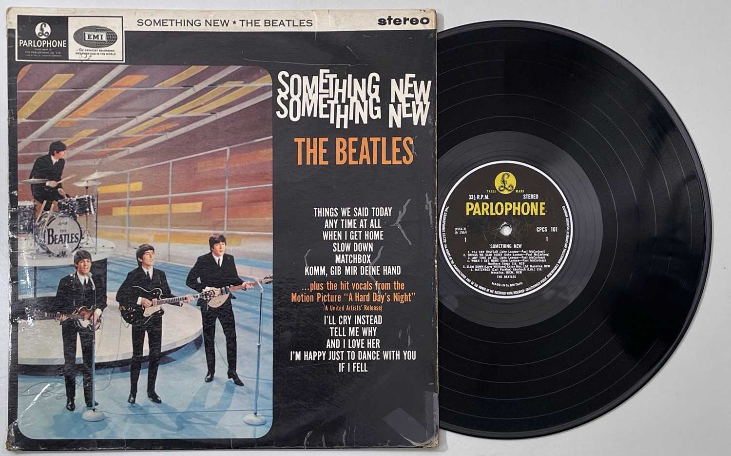 Lot 756 - THE BEATLES - SOMETHING NEW LP (EXPORT - PARLOPHONE - CPCS 101)