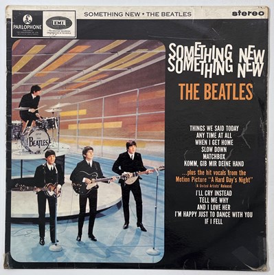 Lot 756 - THE BEATLES - SOMETHING NEW LP (EXPORT - PARLOPHONE - CPCS 101)