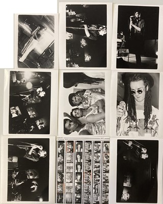 Lot 339 - PUNK AND NEW WAVE PHOTO ARCHIVE - BOY GEORGE / UB40 / HUMAN LEAGUE