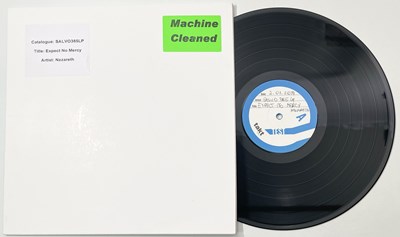 Lot 121 - NAZARETH - EXPECT NO MERCY WHITE LABEL TEST PRESSING.