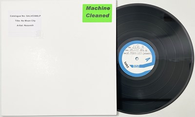 Lot 126 - NAZARETH - NO MEAN CITY (SALVO386LP) - WHITE LABEL TEST PRESSING.