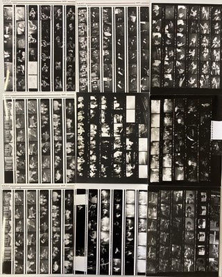 Lot 340 - PUNK AND NEW WAVE PHOTO ARCHIVE - LARGE NEW WAVE & POST PUNK CONTACT SHEET ARCHIVE