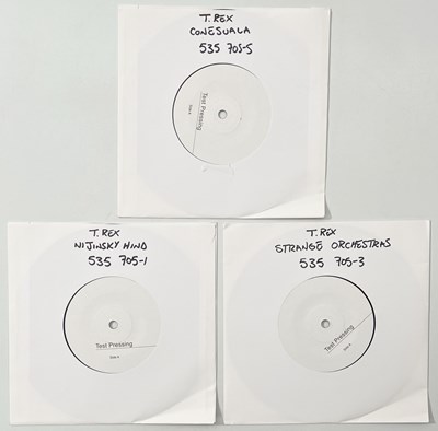 Lot 185 - T.REX - 7" WHITE LABEL TEST PRESSINGS.