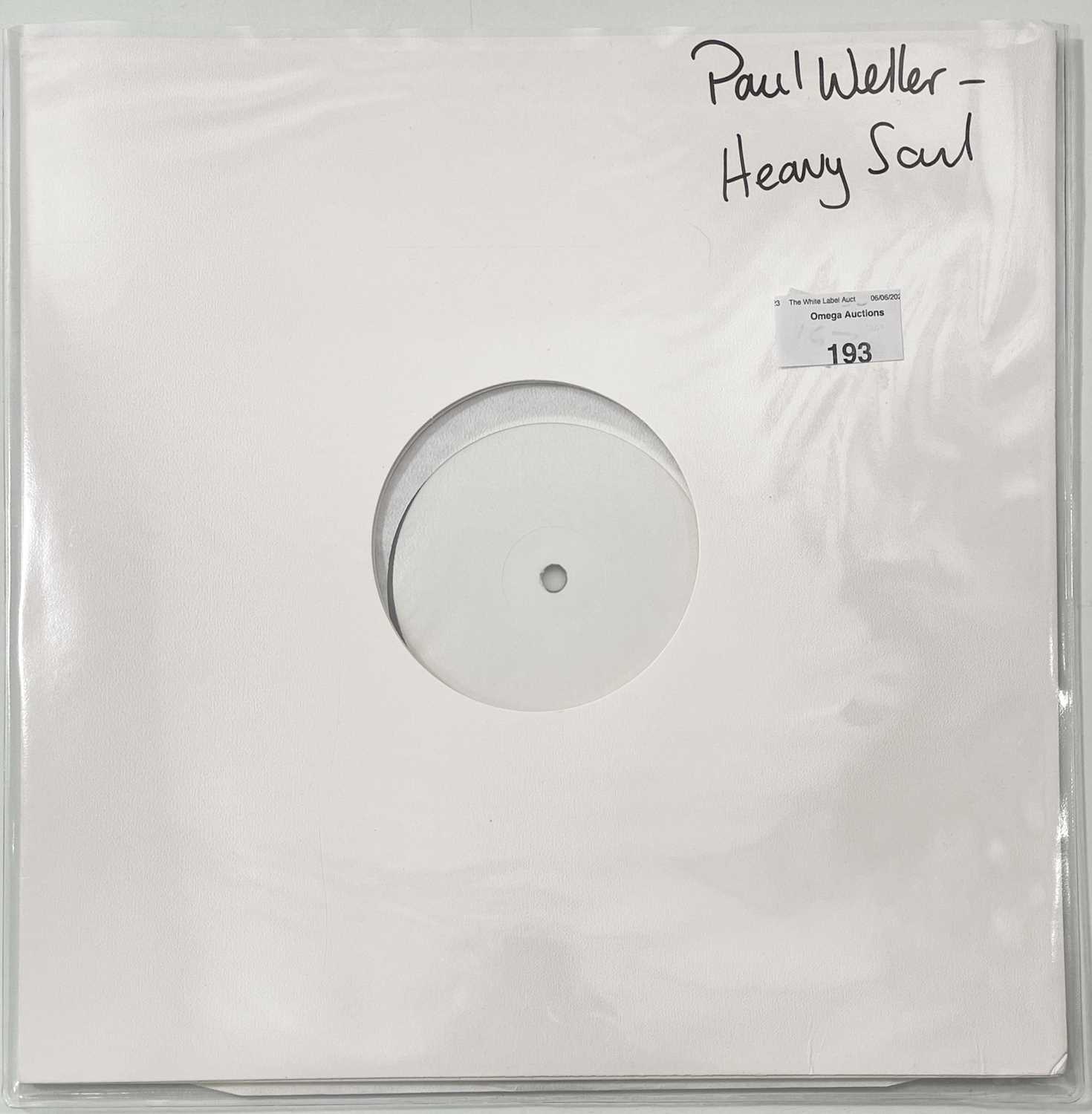 Lot 193 - PAUL WELLER - HEAVY SOUL - WHITE LABEL TEST PRESSING.