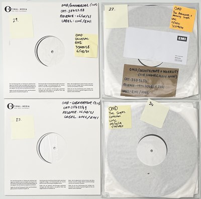 Lot 201 - OMD - WHITE LABEL TEST PRESSING COLLECTION.