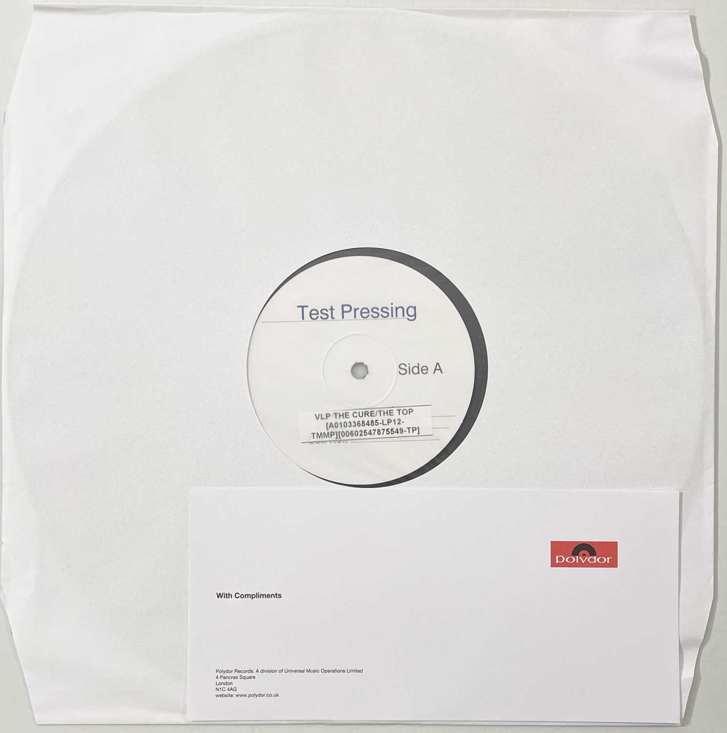 Lot 216 - THE CURE - THE TOP (2016 RE) WHITE LABEL