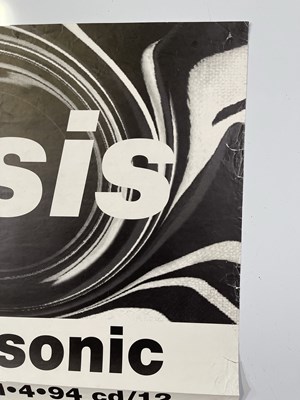 Lot 520 - OASIS - 1994 SUPERSONIC TOUR POSTER.