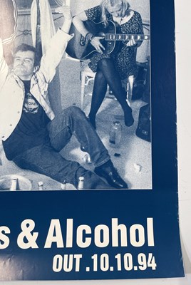 Lot 522 - OASIS CIGARETTES AND ALCOHOL PROMOTIONAL POSTER.