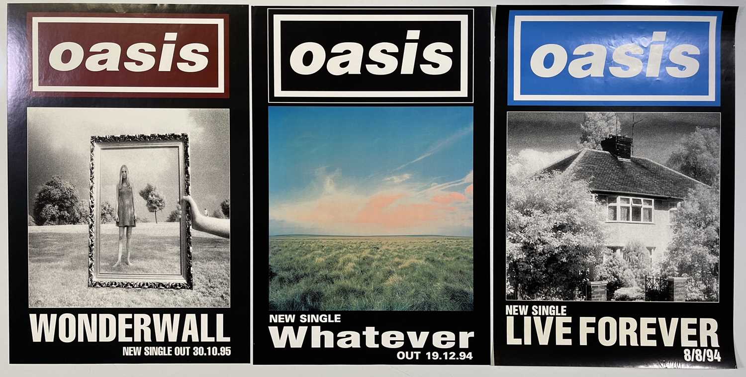 Lot 523 - OASIS - PROMOTIONAL POSTERS.