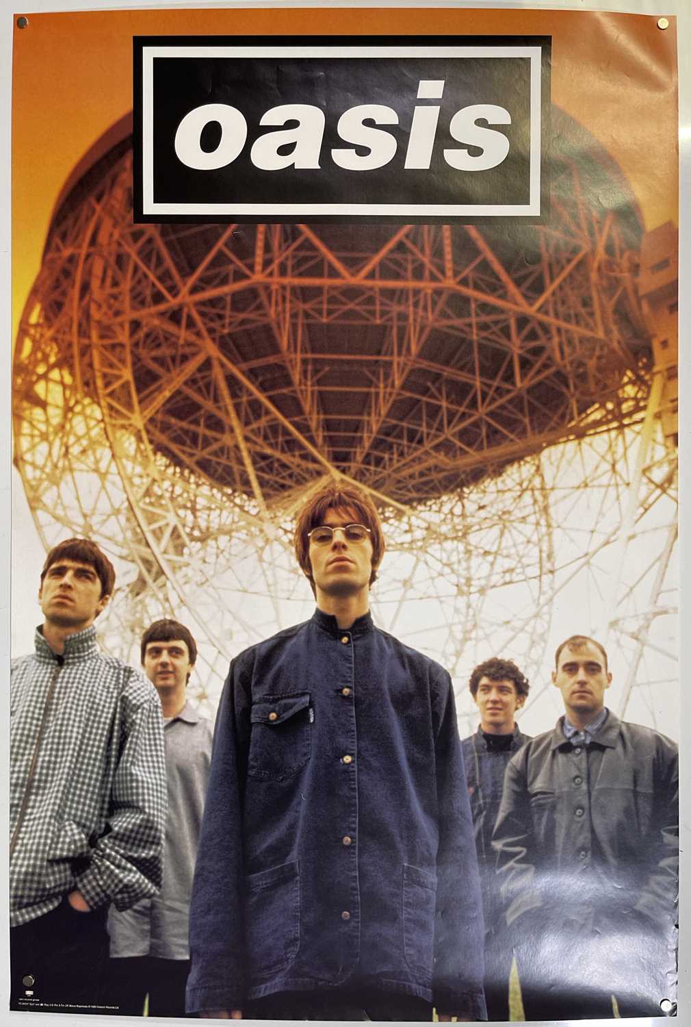 Lot 525 OASIS 1995 US EPIC RECORDS PROMO POSTER lot-525-oasis-1995-us-epic-records-promo-poster