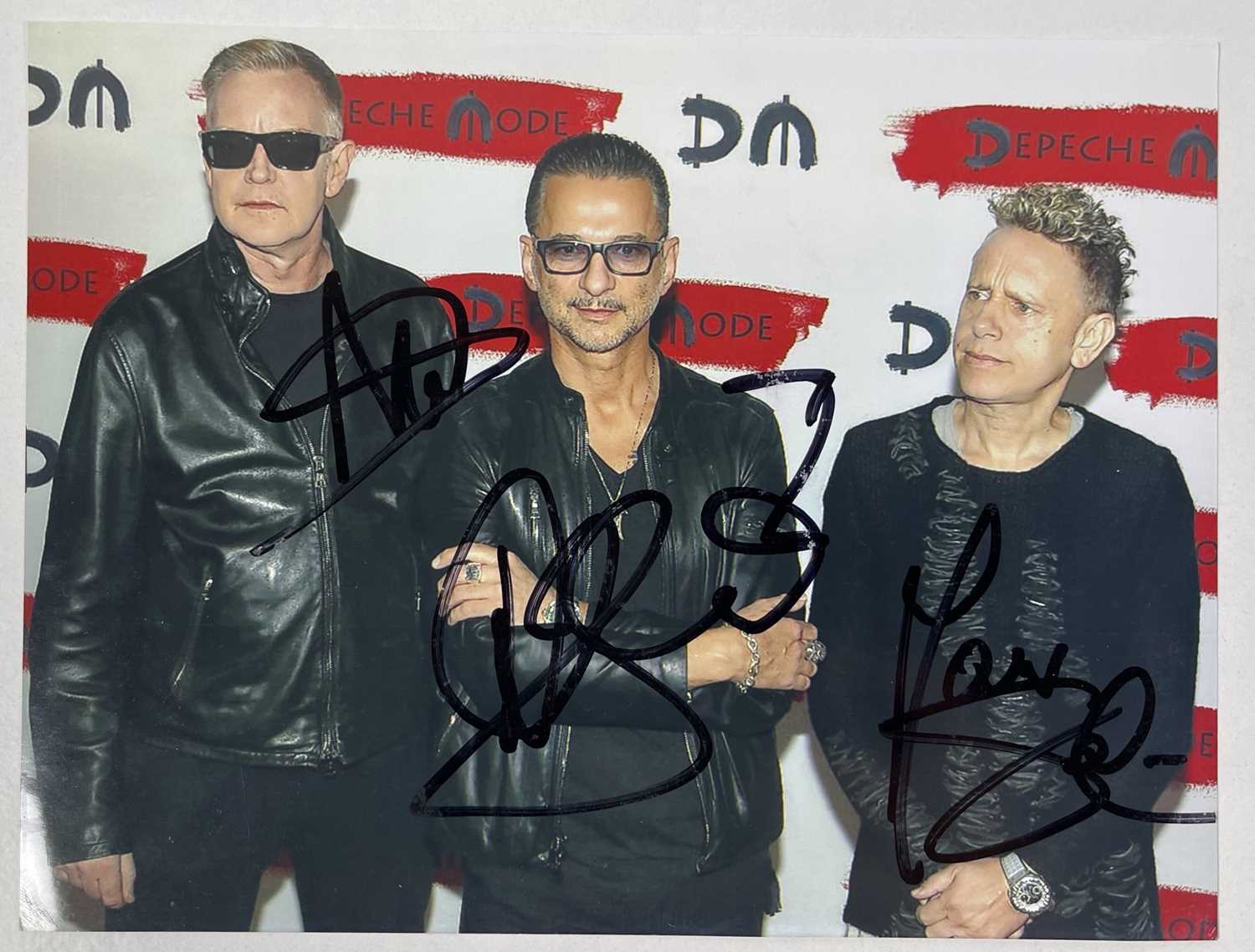 Lot 254 - DEPECHE MODE - SIGNED PHOTOGRAPH.