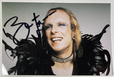 Lot 2070257 - BRIAN ENO - A SIGNED PHOTO.