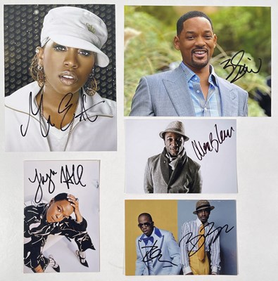 Lot 258 - MUSIC AUTOGRAPHS - INC OUTKAST / WILL SMITH / MISSY ELLIOTT.