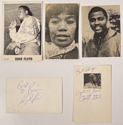 Lot 259 - 1960S SOUL/ROCK & ROLL STARS - AUTOGRAPHS INC LITTLE RICHARD/EDDIE FLOYD/EDWIN STARR.