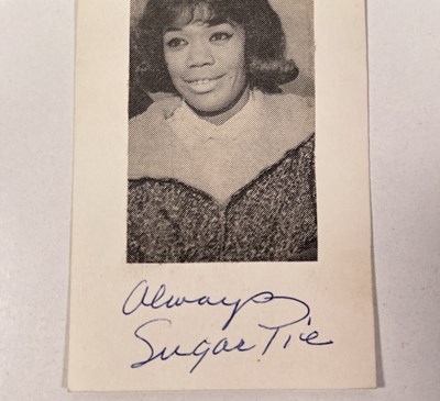 Lot 219 - SOUL STARS - AUTORAPHS INC PATTY LA BELLE / INEZ & CHARLIE FOXX.