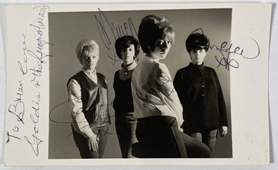 Lot 268 - GOLDIE AND THE GINGERBREADS - AUTOGRAPHS / HANDBILL (INC MOODY BLUES).