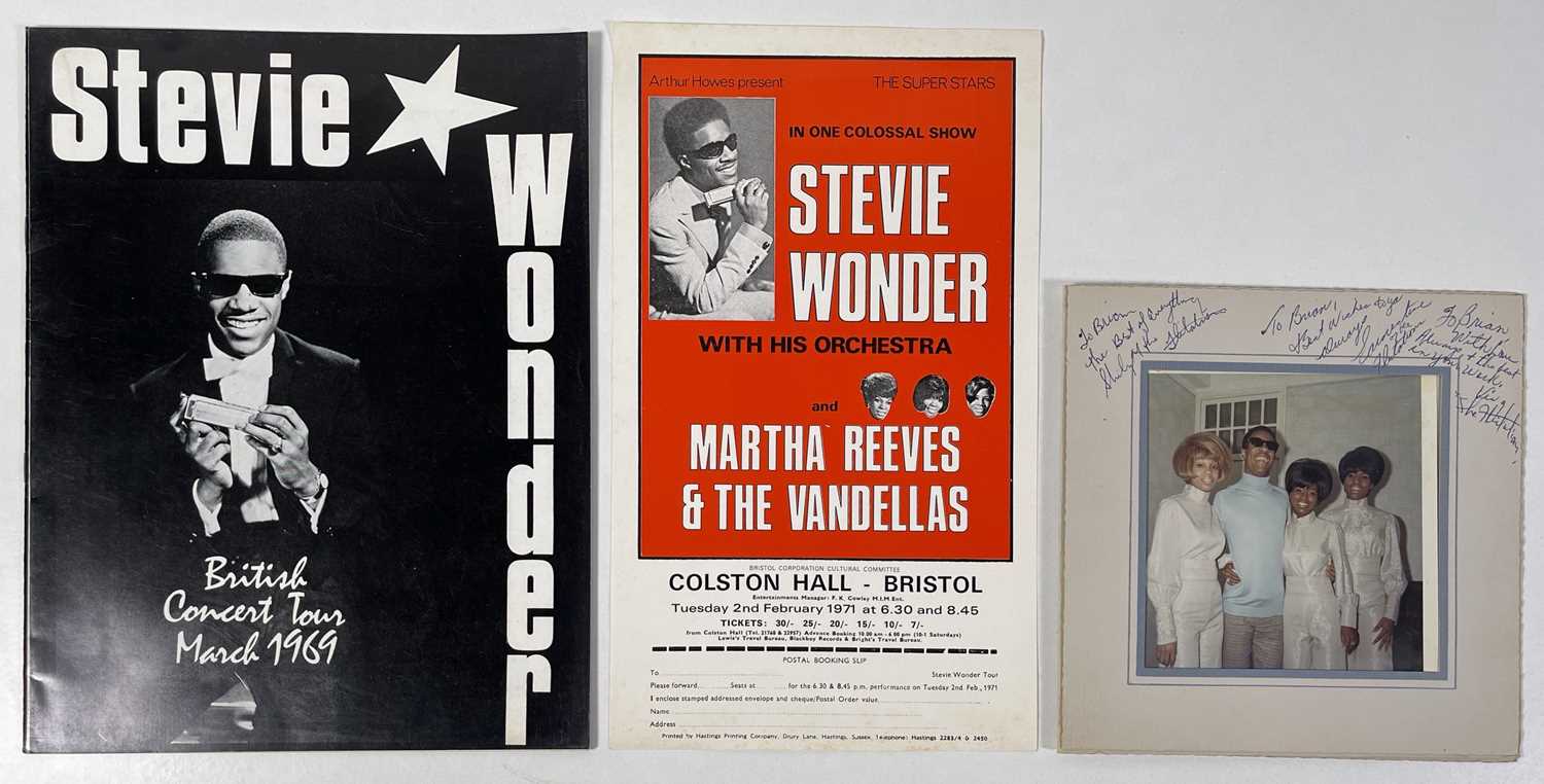 Lot 110 - STEVIE WONDER - FAN TAKEN PHOTO / HANDBILL / CONCERT PROGRAMME C 1969.