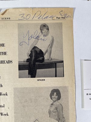 Lot 273 - 1960S FEMALE STARS - AUTOGRAPHS INC DUSTY.