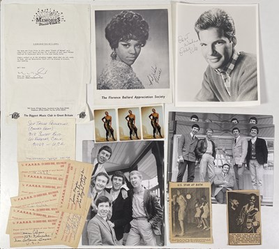 Lot 275 - 1960S STARS - SIGNED ITEMS / MEMORABILIA.