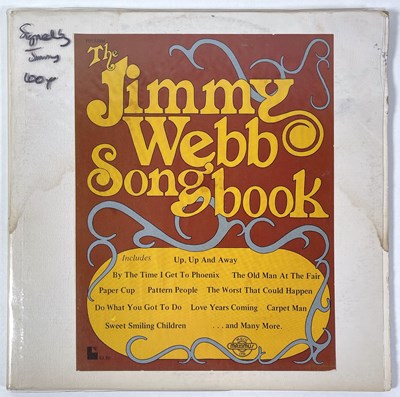 Lot 277 - JIMMY WEBB - JIMMY WEBB SONGBOOK SIGNED PROMO LP (MM1000).