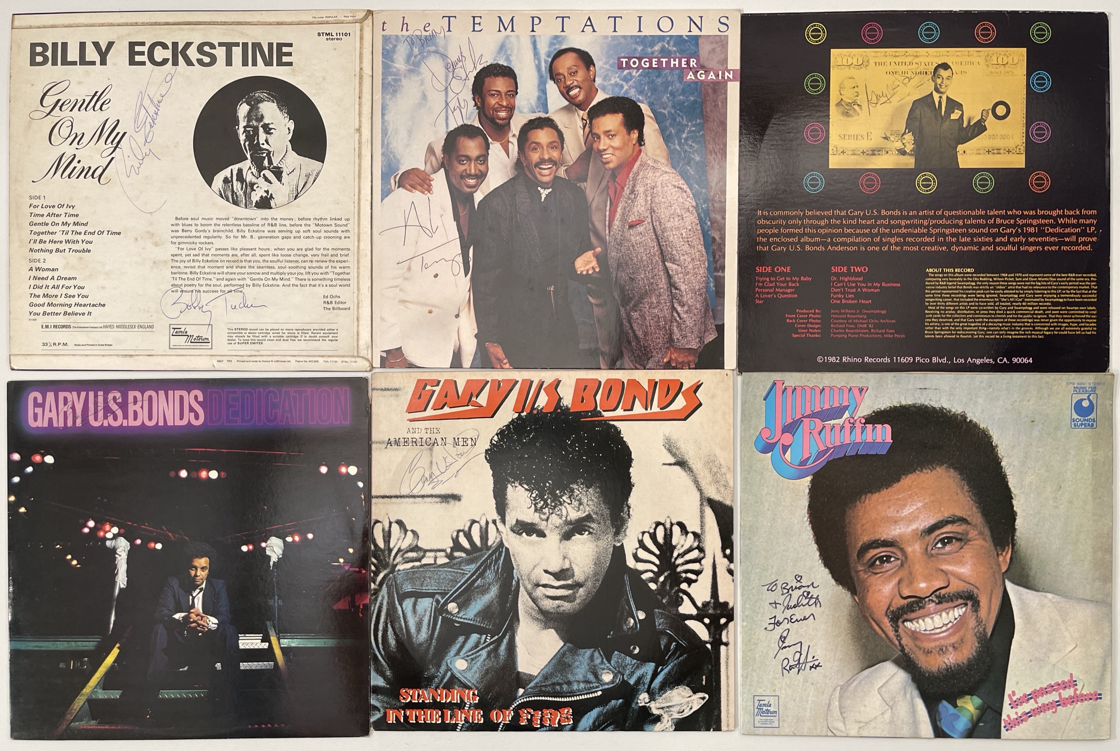 Lot 283 - MALE SOUL STARS - SIGNED LPS.